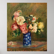 Renoir's Bouquet of Roses