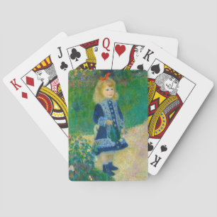 Renoir's Little Girl in Blue with Watering Can Playing Cards