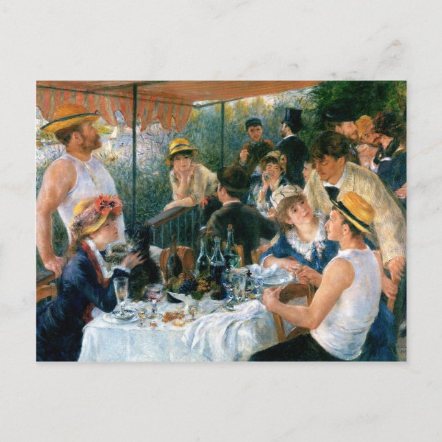 Renoir's Luncheon of the Boating Party (1881) Postcard (Front)