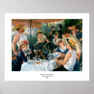 Renoir's Luncheon of the Boating Party (1881) Poster