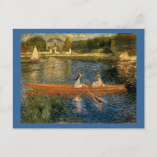 Renoir's The Seine at Asnières (The Skiff) ca 1879 Postcard