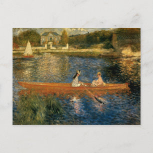 Renoir's The Seine at Asnières (The Skiff) ca 1879 Postcard