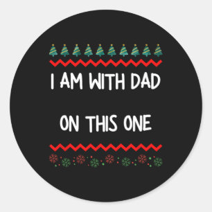 Renolve Uni-adults Christmas  Classic Round Sticker