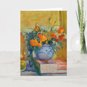 Renoncules au Vase Bleu Pierre Bonnard Card