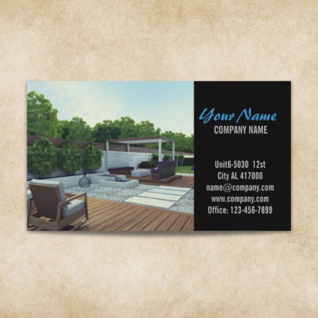 Renovation Carpentry Construction landscaping Business Card (Renovation Carpentry Construction landscaping Business Card)