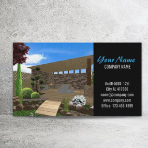 Renovation Carpentry Construction landscaping Business Card