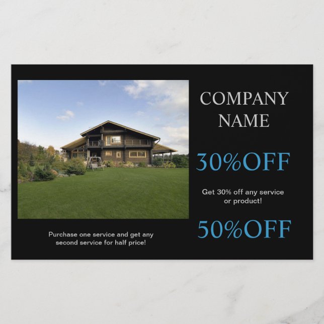 Renovation Carpentry Construction landscaping Flyer (Front)