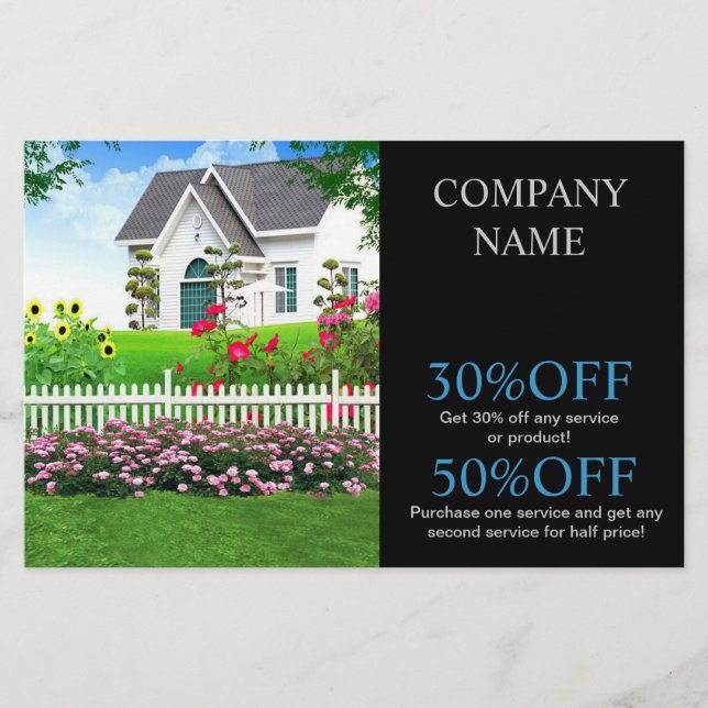 Renovation Carpentry Construction landscaping Flyer (Front)