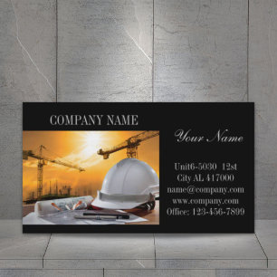 Renovation Handyman Contractor Construction Business Card