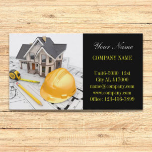 Renovation Home Remodeling Contractor Construction Business Card