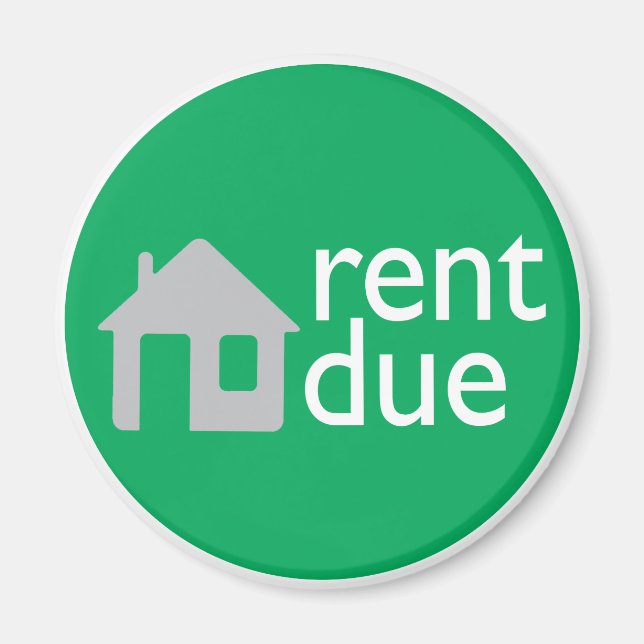 rent due magnet (Front)