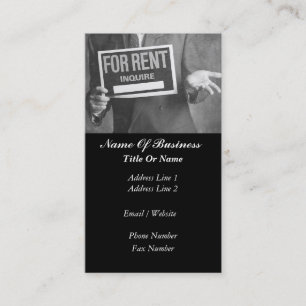 Rental Business Card