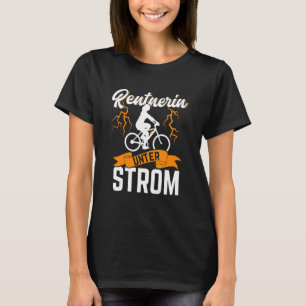 Rentnerin Under Power E Bike Bicycle Cycling Grand T-Shirt