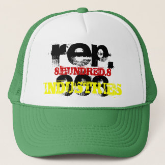REP.808, 8.HUNDRED.8, INDUSTRIES TRUCKER HAT
