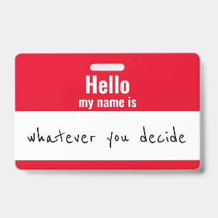 Rep Badge ID Badge