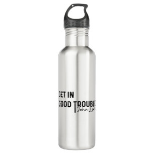 rep john lewis most memorable quotes, civil rights 710 ml water bottle