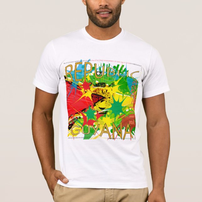 Rep Of GUYANA MASHRAMANI L111-2023 Jaguar T-Shirt (Front)