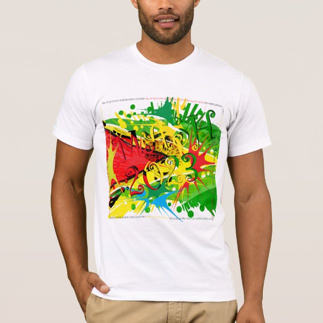 Rep Of GUYANA MASHRAMANI L111-2023 Jaguar T-Shirt (Front)