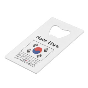 Rep. of Korea S South Korean Flag Personalised Nam
