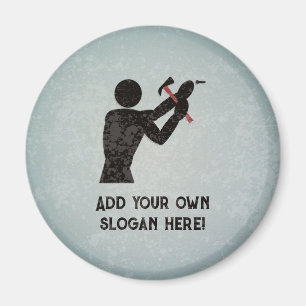 Repair Guy, Handyman, DIY King - add funny text to Magnet