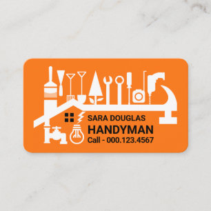 Repair Tools Building Roof Frame Business Card