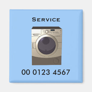Repair - washing machine service tag magnet