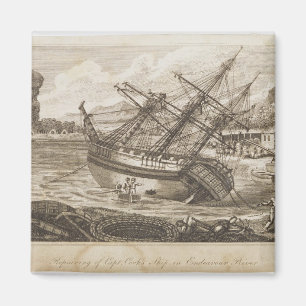 Repairing of Captain Cooks ship Magnet