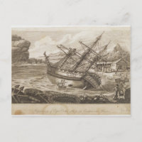 Repairing of Captain Cooks ship