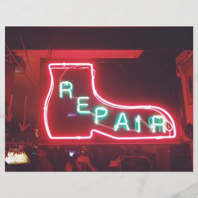 Repare Neon Sign NYC (Front)