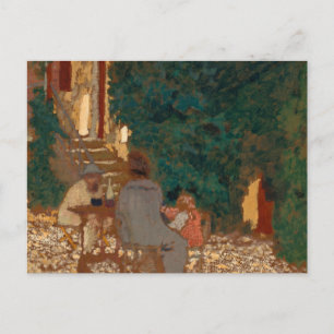 Repast in a Garden, 1898 by Edouard Vuillard Postcard
