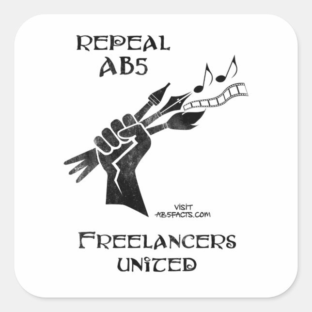 Repeal AB5 Sticker (Front)