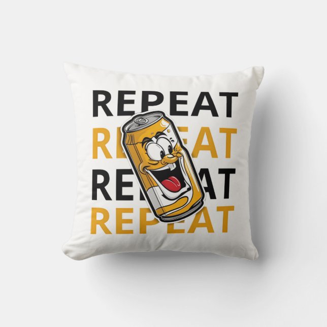 Repeat Beer Cushion (Front)