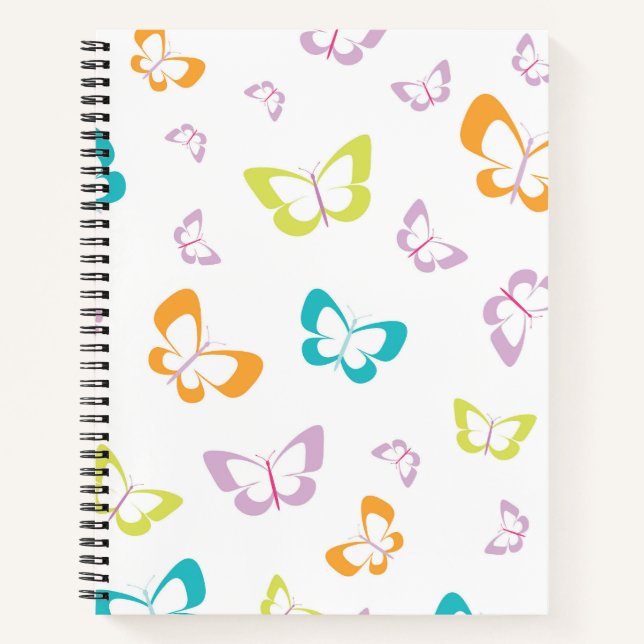 Repeat butterfly pattern notebook (Front)