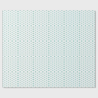 repeated geometric floral pattern design wrapping paper