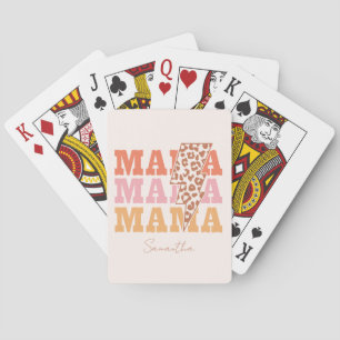 Repeated Mama Playing Cards