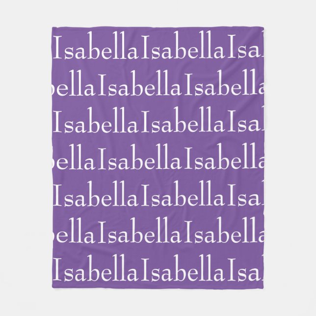 Repeated Name blanket (Front)