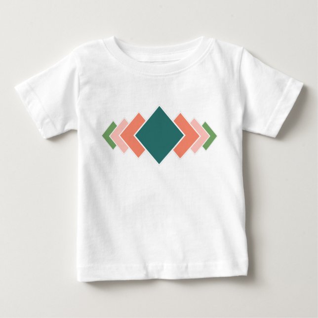 Repeating Diamonds  Baby T-Shirt (Front)