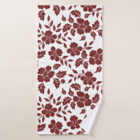 repeating floral design made with vector graphics