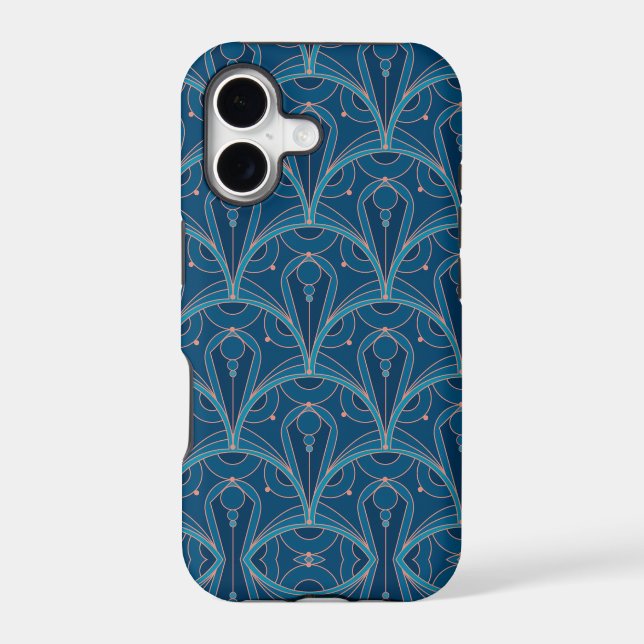 Repeating geometric Art Deco pattern (Back)
