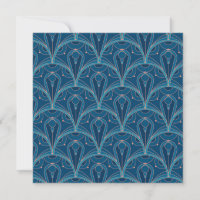 Repeating geometric Art Deco pattern