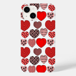 Repeating Hearts Case-Mate iPhone 14 Case