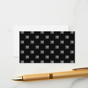 Repeating Image, Design or Company Business Logo Enclosure Card