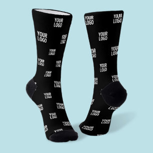 Repeating Image, Design or Company Business Logo Socks