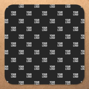 Repeating Image, Design or Company Business Logo Square Sticker