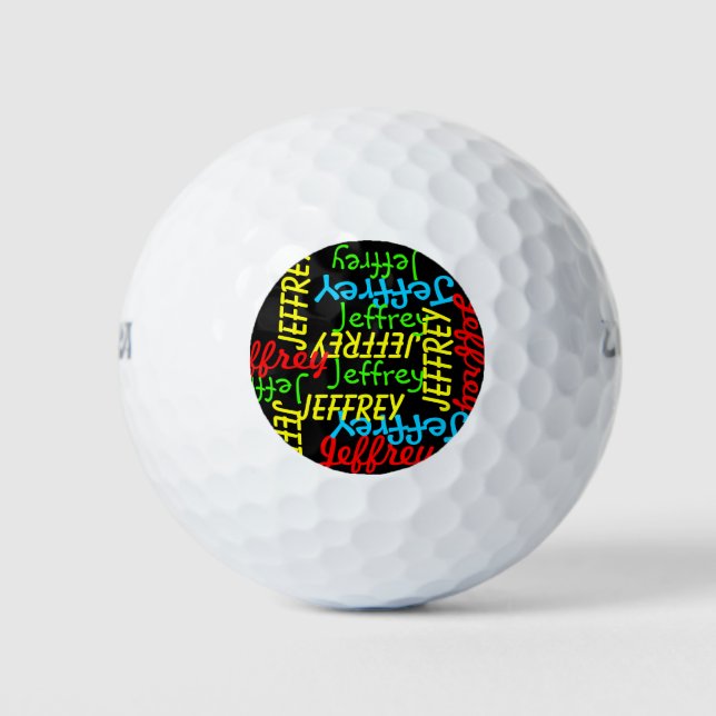 Repeating Names  Golf Balls (Front)