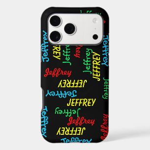 Repeating Names, Red Green Blue Yellow Black
