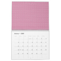 Repeating pattern of small, wavy, reddish-pink lin