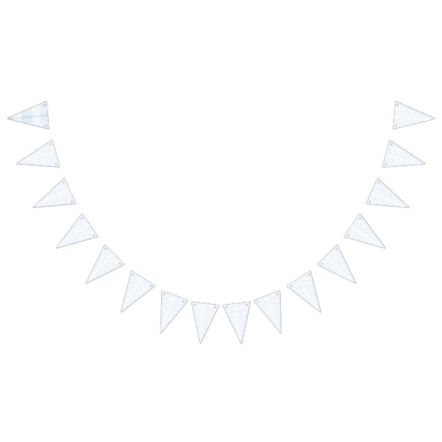 Repeating, subtle, textured, white background patt bunting  (All)