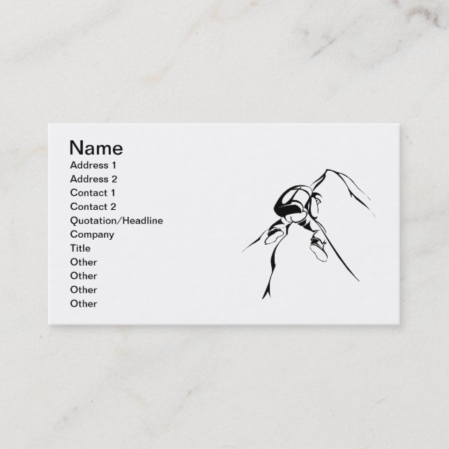 Repelling 2 business card (Front)