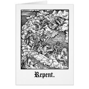 Repent, sinner.
